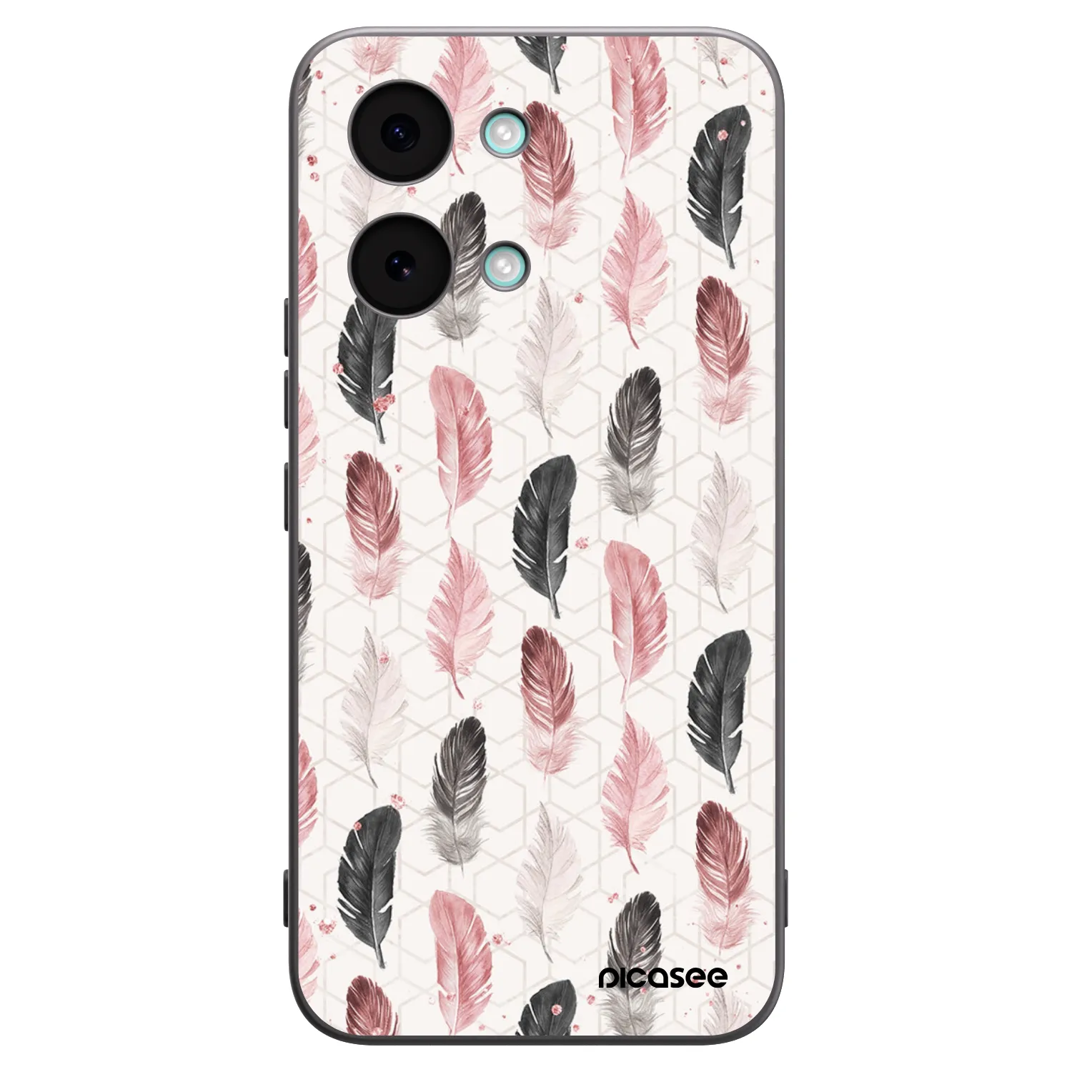 Picasee Xiaomi Poco X8 Pro Max Hülle - Schwarzes Silikon - Feder 2