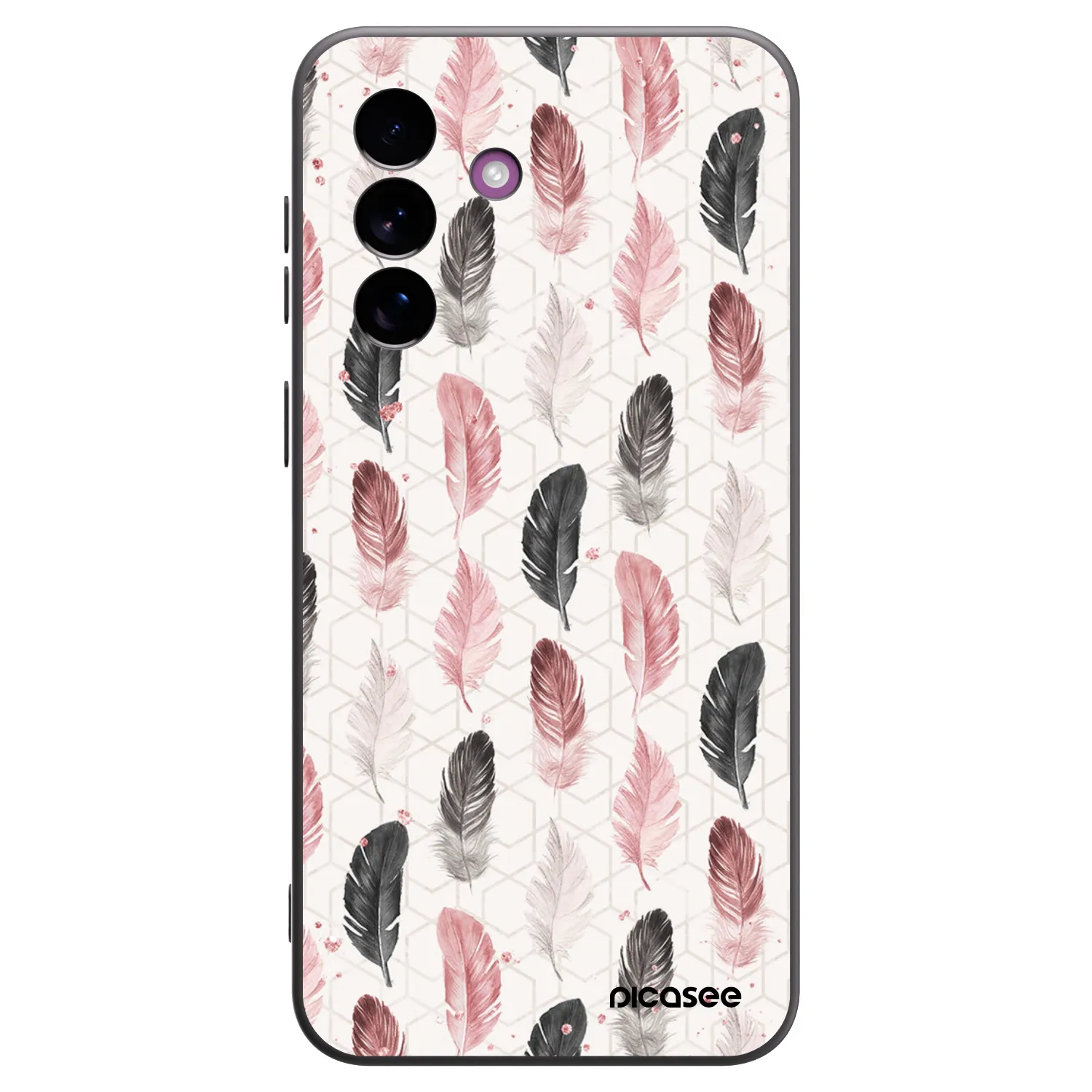 Picasee Samsung Galaxy A37 Hülle - Schwarzes Silikon - Feder 2