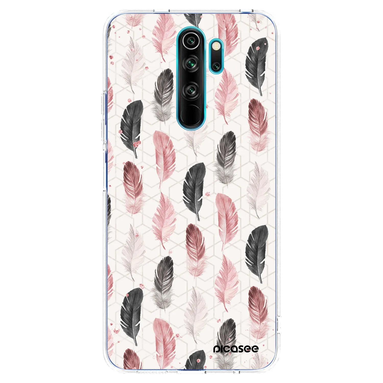 Picasee Xiaomi Redmi Note 8 Pro Hülle - Transparentes Silikon - Feder 2