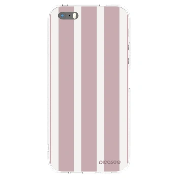 Picasee Apple iPhone 5/5S/SE Hülle - Transparentes Silikon - Velvet sun
