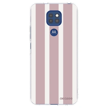 Picasee Motorola Moto G9 Play Hülle - Transparentes Silikon - Velvet sun
