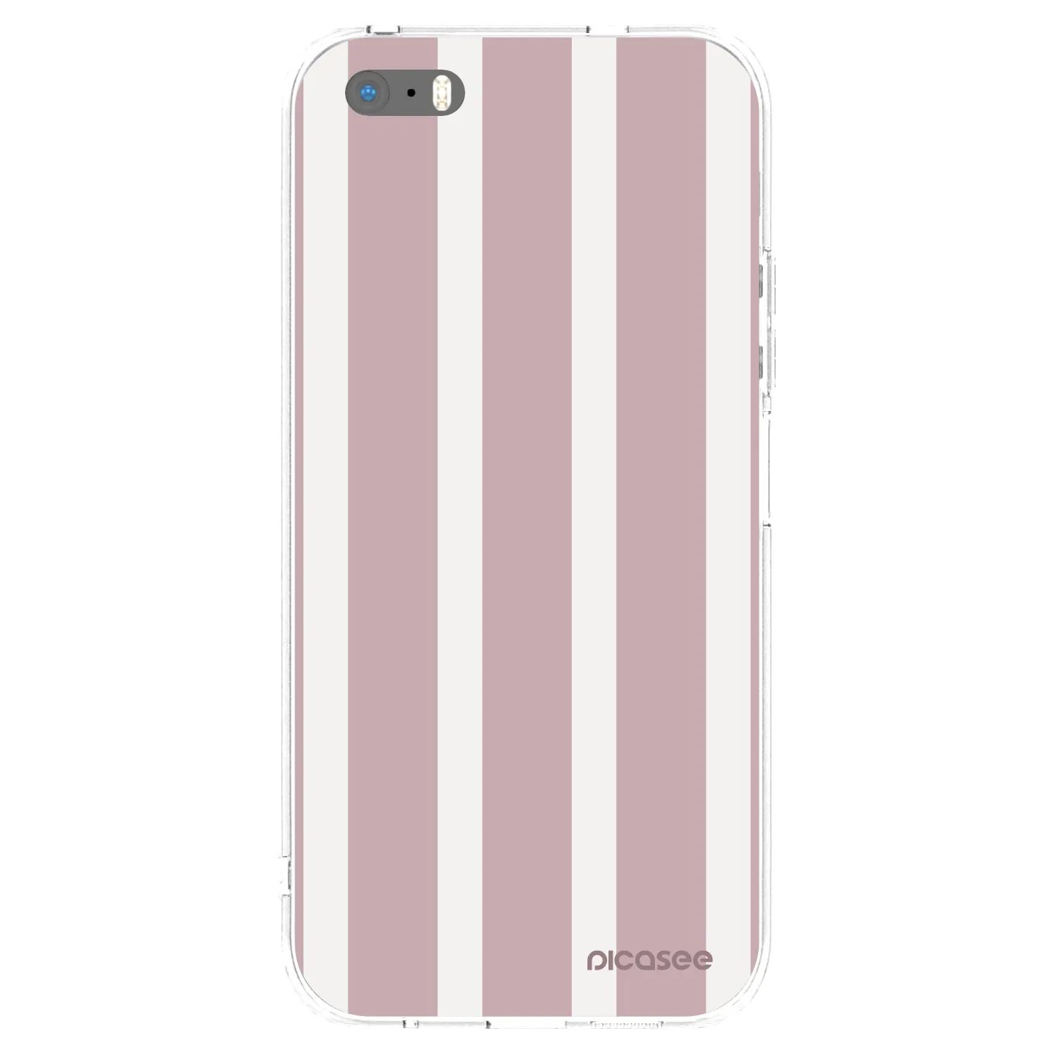 Picasee Apple iPhone 5/5S/SE Hülle - Transparentes Silikon - Velvet sun