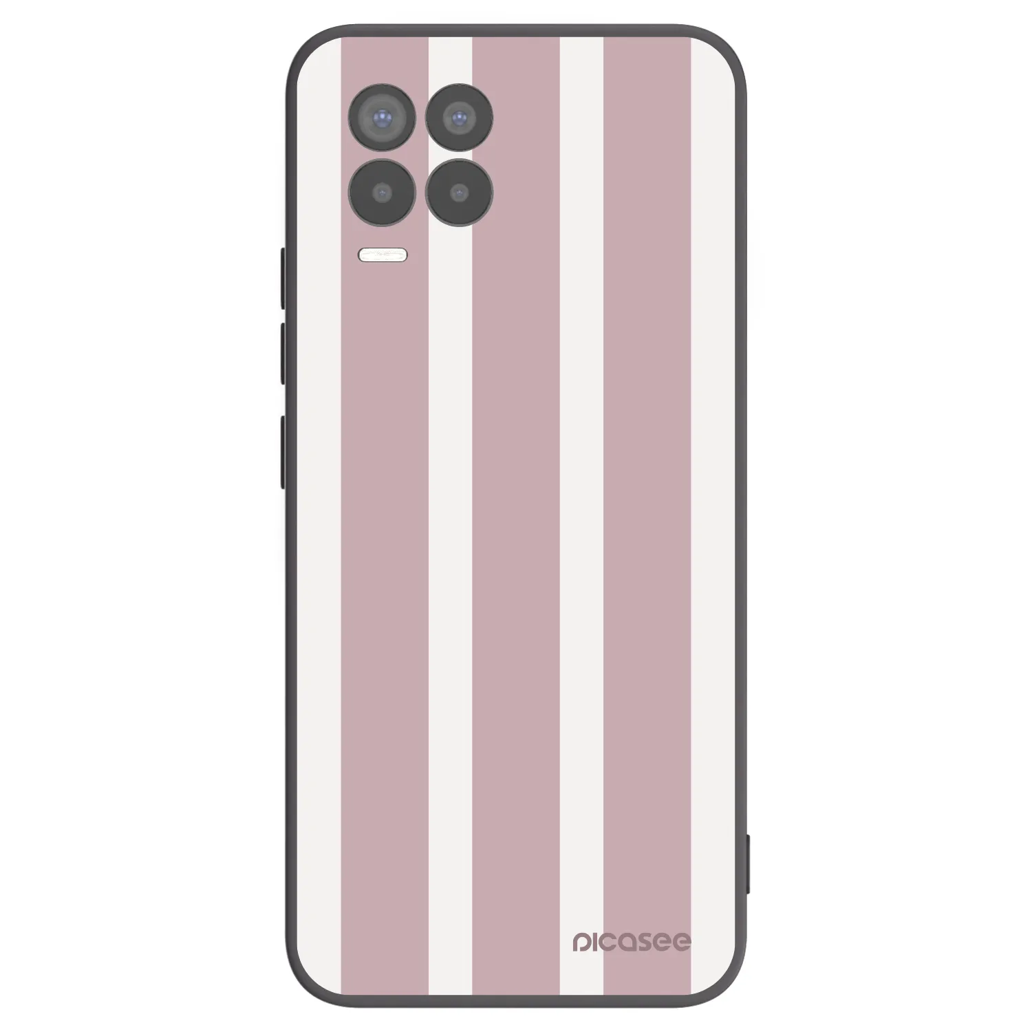 Picasee Realme 8 4G Hülle - Schwarzes Silikon - Velvet sun