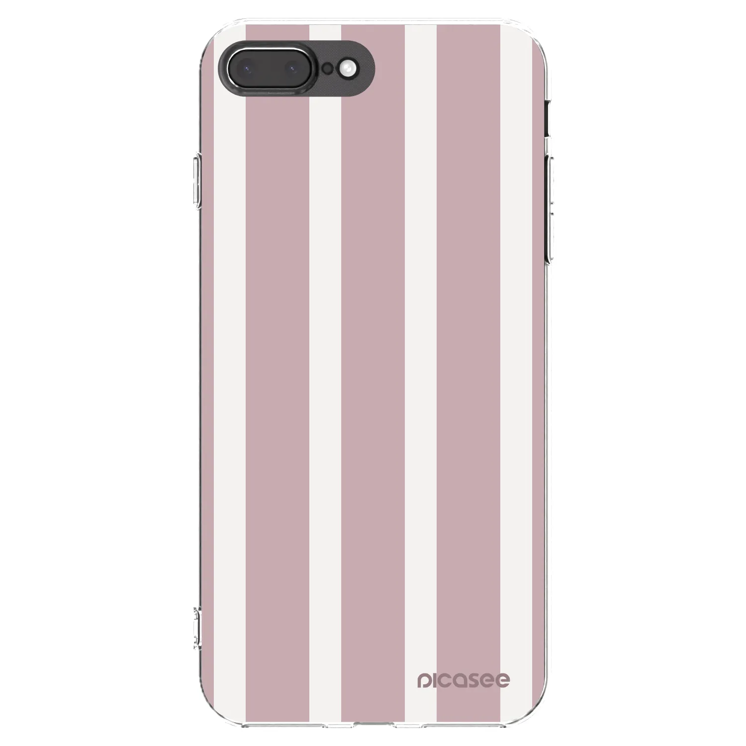 Picasee Apple iPhone 7 Plus Hülle - Transparentes Silikon - Velvet sun