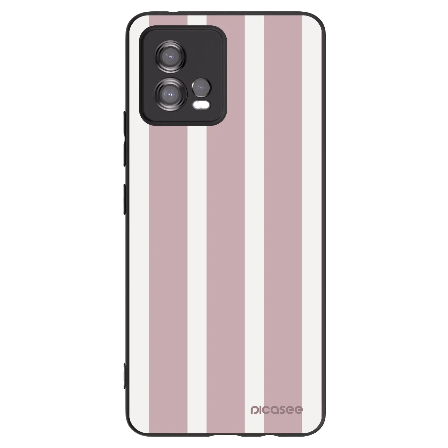 Picasee Motorola Moto G72 Hülle - Schwarzes Silikon - Velvet sun