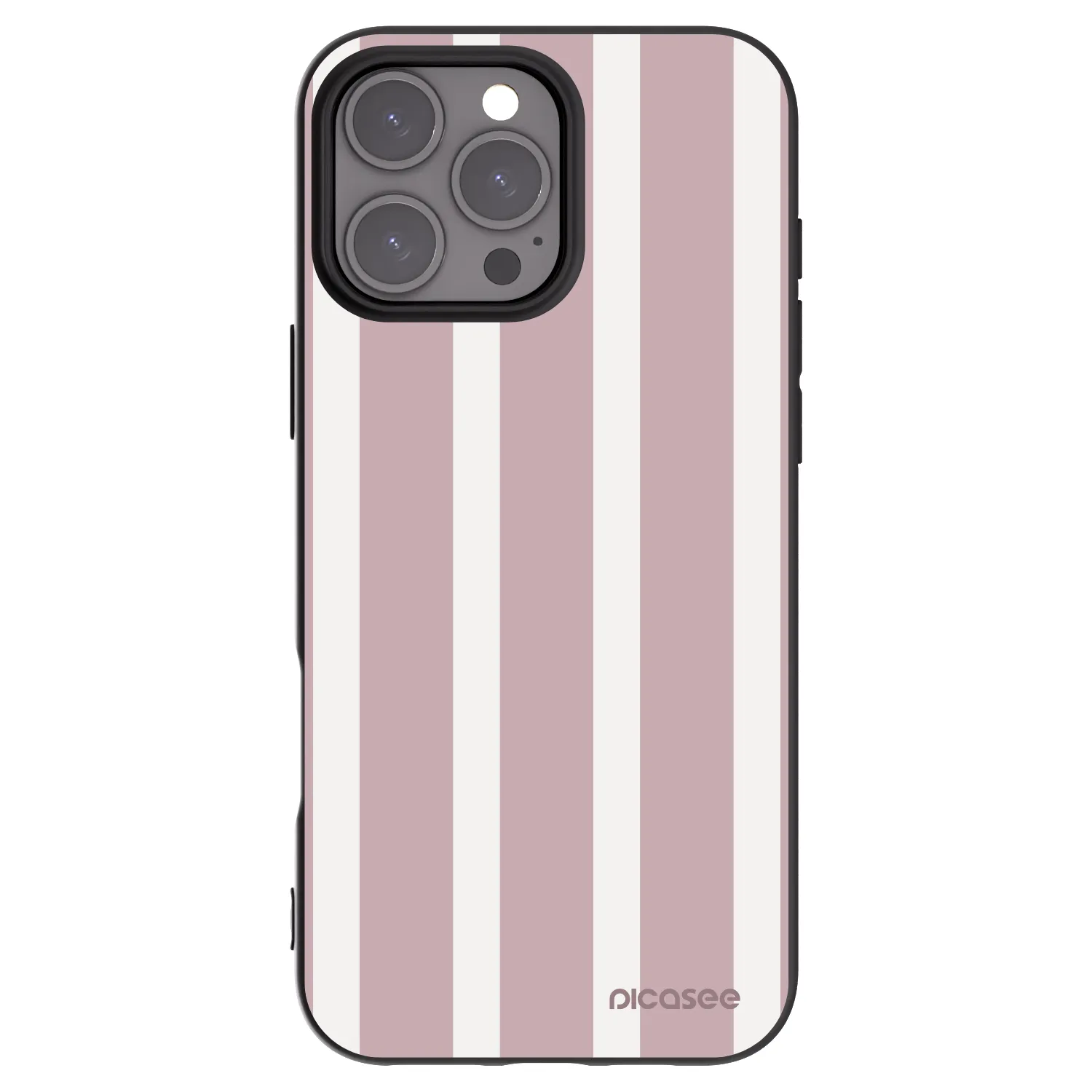 Picasee Apple iPhone 16 Pro Max Hülle - Schwarzes Silikon - Velvet sun