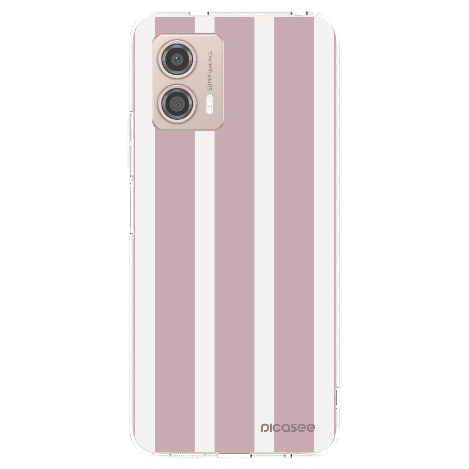 Picasee Motorola Moto G53 5G Hülle - Transparentes Silikon - Velvet sun