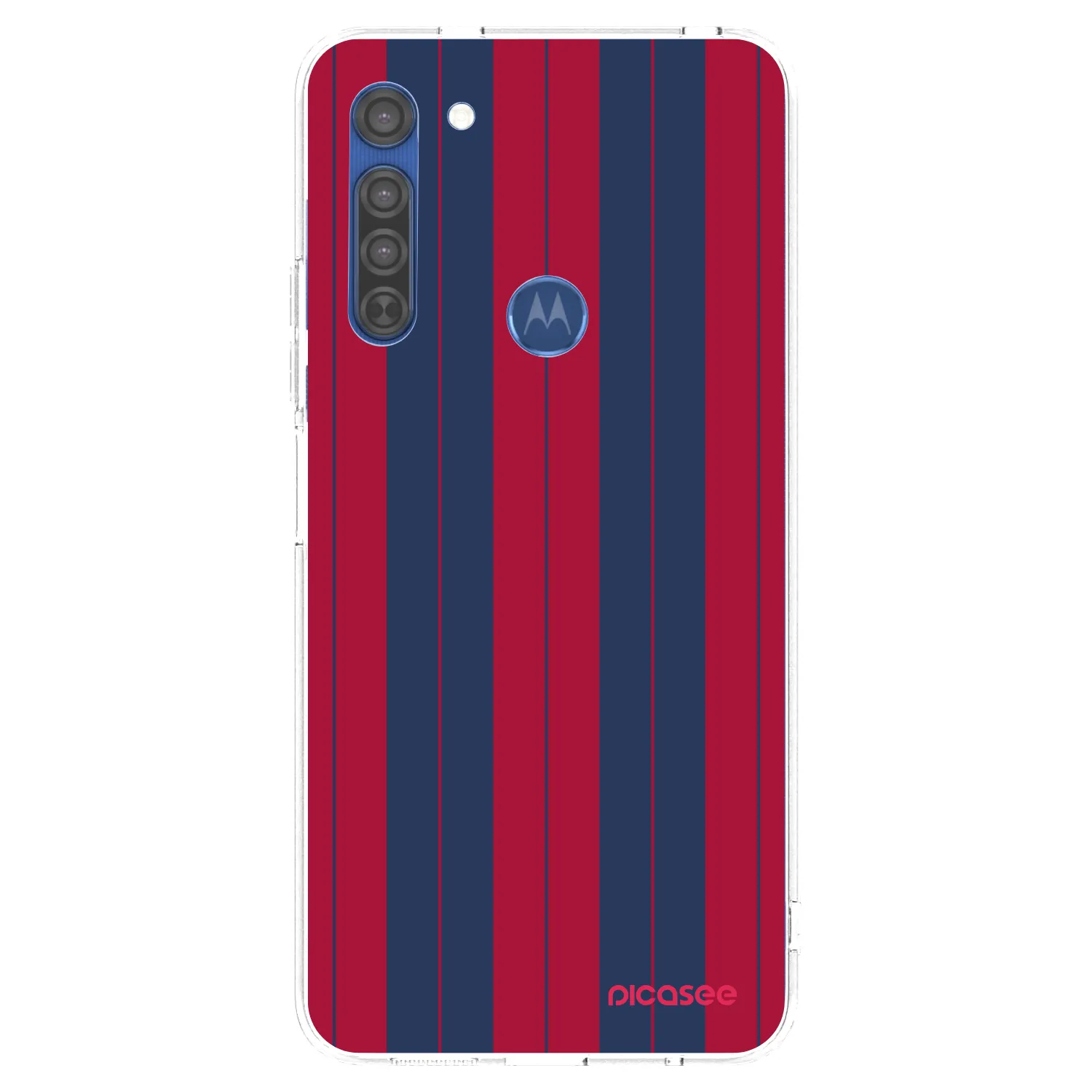 Picasee Motorola Moto G8 Hülle - Transparentes Silikon - Yacht club