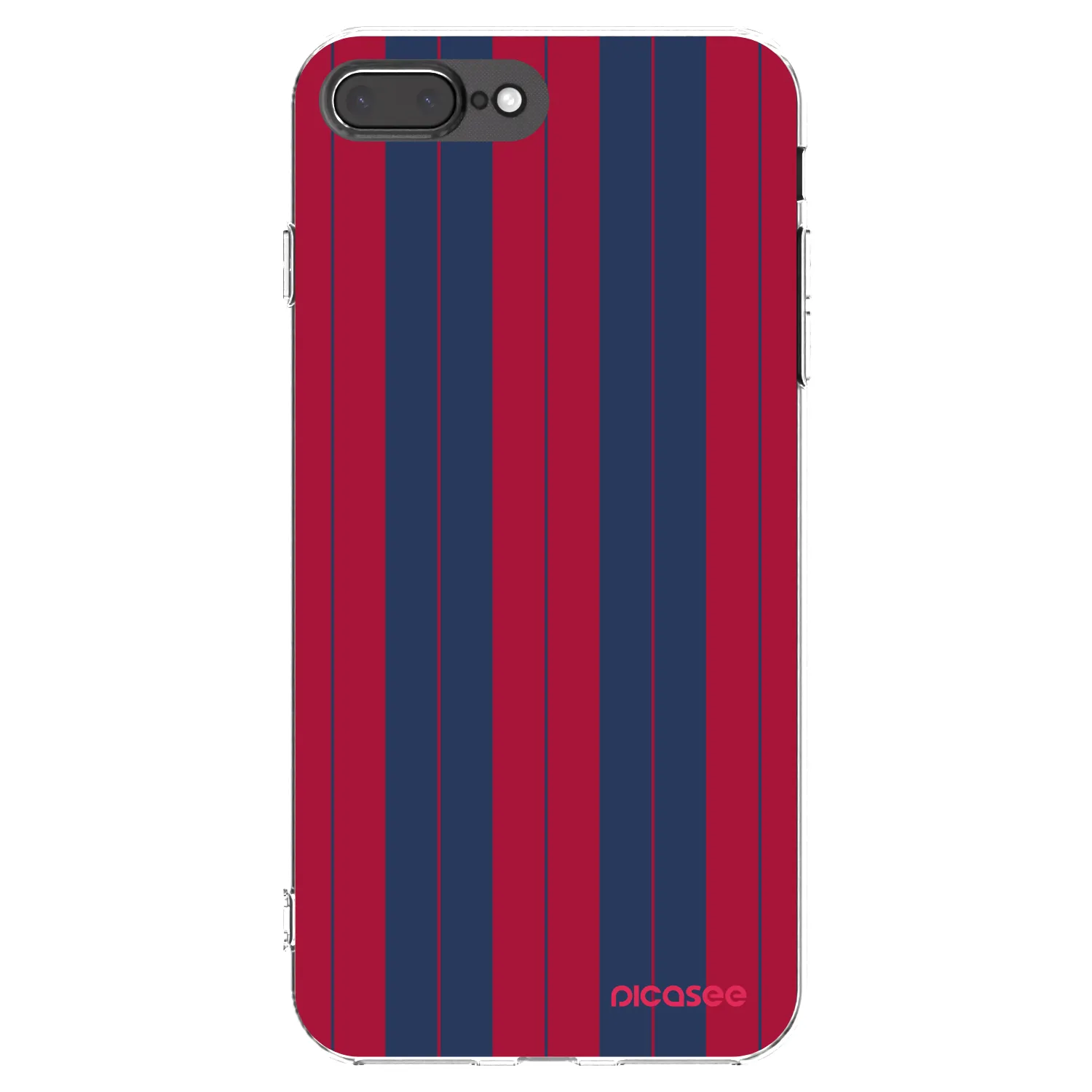 Picasee Apple iPhone 8 Plus Hülle - Transparentes Silikon - Yacht club