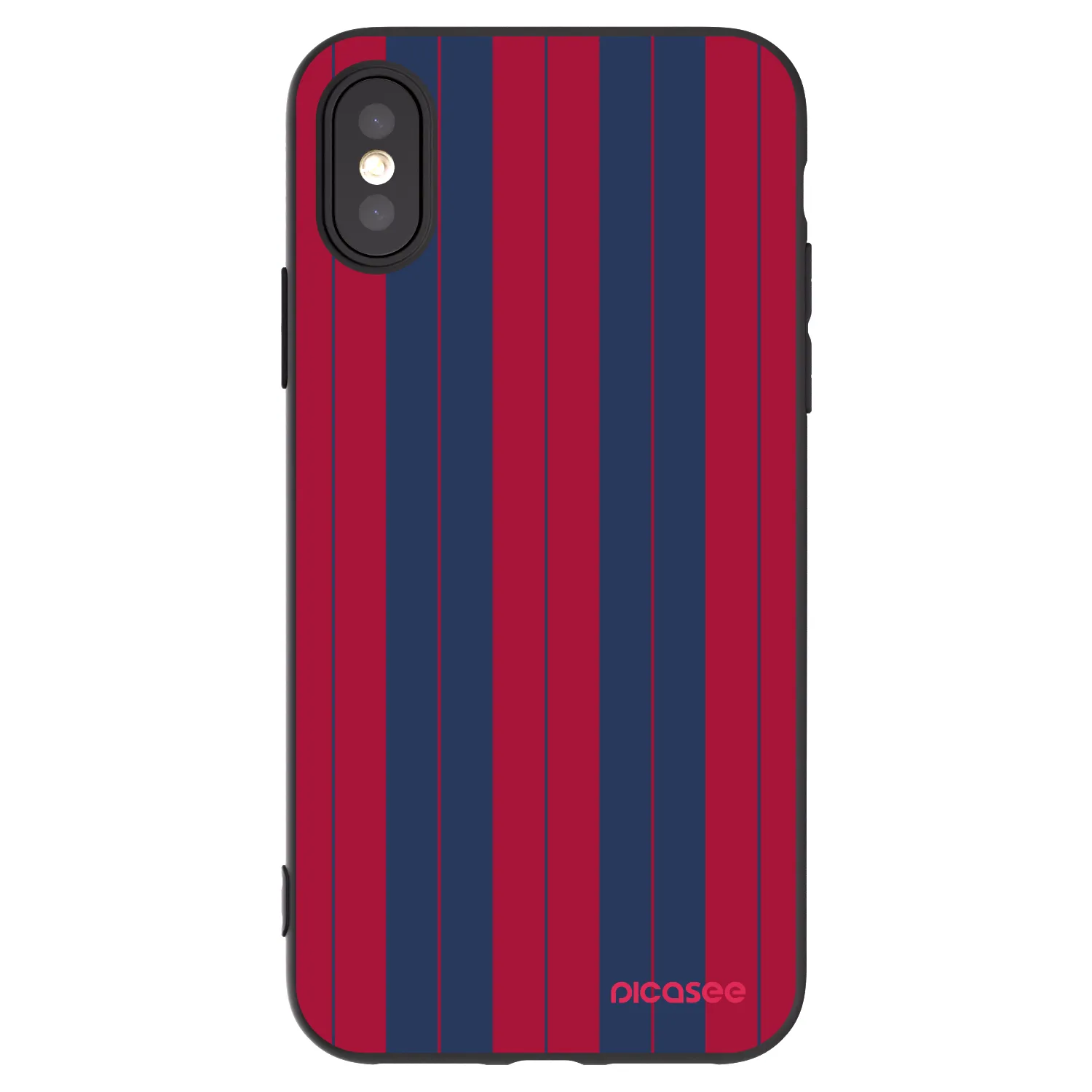 Picasee Apple iPhone X/XS Hülle - Schwarzes Silikon - Yacht club