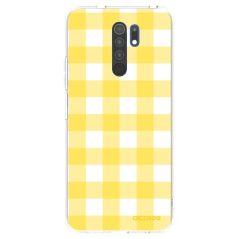 Picasee Xiaomi Redmi 9 Hülle - Transparentes Silikon - Gride lemon