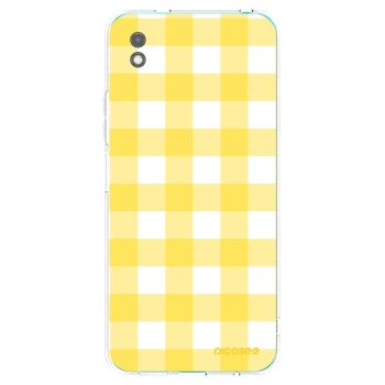 Picasee Xiaomi Redmi 9A Hülle - Schwarzes Silikon - Gride lemon