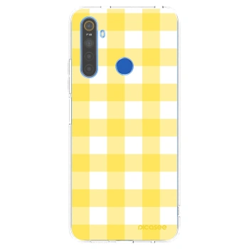Picasee Realme 5 Hülle - Transparentes Silikon - Gride lemon