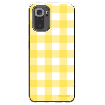 Picasee Xiaomi Redmi Note 10 Hülle - Transparentes Silikon - Gride lemon
