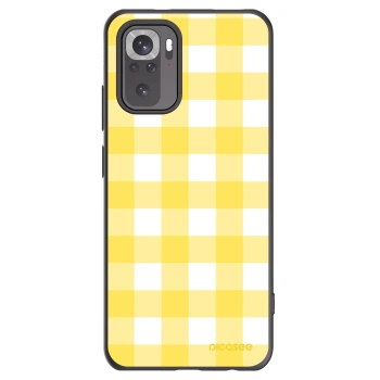 Picasee Xiaomi Redmi Note 10 Hülle - Schwarzes Silikon - Gride lemon