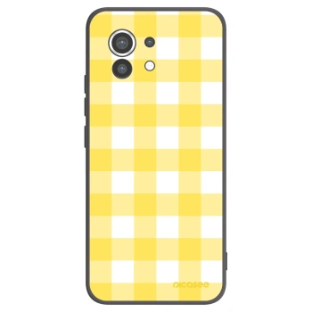 Picasee Xiaomi Mi 11 Hülle - Schwarzes Silikon - Gride lemon
