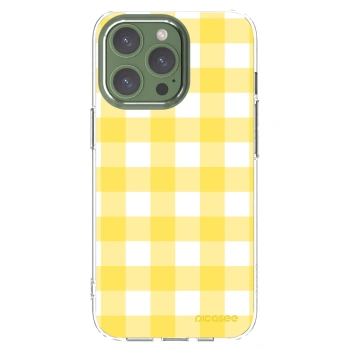 Picasee Apple iPhone 13 Pro Hülle - Transparentes Silikon - Gride lemon