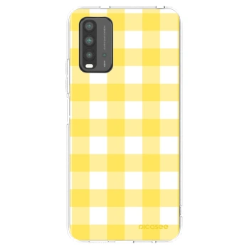 Picasee Xiaomi Redmi 9T Hülle - Transparentes Silikon - Gride lemon
