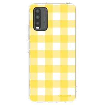 Picasee Xiaomi Redmi 9T Hülle - Schwarzes Silikon - Gride lemon