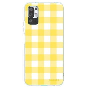Picasee Xiaomi Redmi Note 10 5G Hülle - Transparentes Silikon - Gride lemon