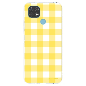 Picasee Realme C21 Hülle - Transparentes Silikon - Gride lemon
