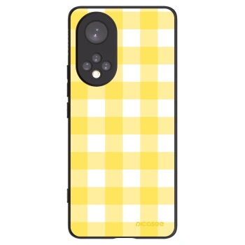 Picasee Huawei Nova 9 Hülle - Schwarzes Silikon - Gride lemon