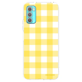 Picasee Motorola Moto G60 Hülle - Transparentes Silikon - Gride lemon