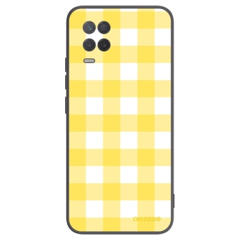 Picasee Realme 8 5G Hülle - Schwarzes Silikon - Gride lemon