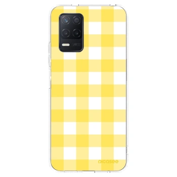 Picasee Realme 8 5G Hülle - Transparentes Silikon - Gride lemon