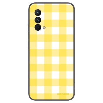 Picasee Realme GT Master Edition 5G Hülle - Schwarzes Silikon - Gride lemon