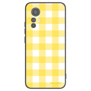 Picasee Xiaomi 12 Lite Hülle - Schwarzes Silikon - Gride lemon