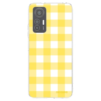 Picasee Xiaomi 12 Lite Hülle - Transparentes Silikon - Gride lemon