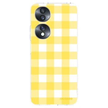 Picasee Honor 70 Hülle - Transparentes Silikon - Gride lemon