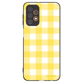 Picasee Samsung Galaxy A23 A235F 4G Hülle - Schwarzes Silikon - Gride lemon