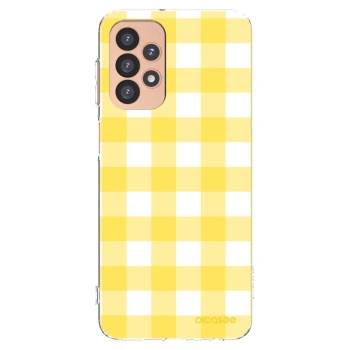 Picasee Samsung Galaxy A23 A236B 5G Hülle - Transparentes Silikon - Gride lemon