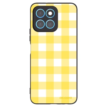 Picasee Honor X8 5G Hülle - Schwarzes Silikon - Gride lemon