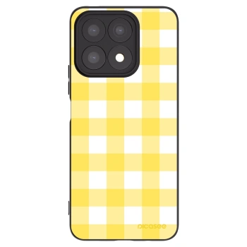 Picasee Honor X8a Hülle - Schwarzes Silikon - Gride lemon
