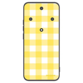 Picasee Honor Magic5 Lite 5G Hülle - Schwarzes Silikon - Gride lemon