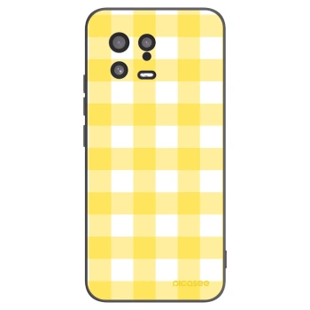 Picasee Xiaomi 13 Hülle - Schwarzes Silikon - Gride lemon
