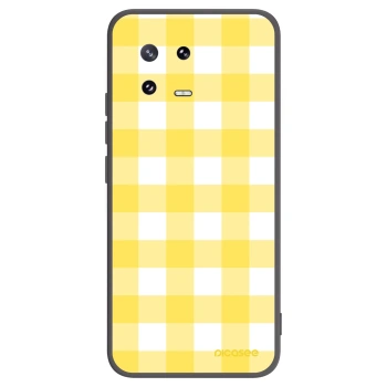 Picasee Xiaomi 13 Pro Hülle - Schwarzes Silikon - Gride lemon