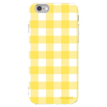Picasee Apple iPhone 6/6S Hülle - Transparentes Silikon - Gride lemon