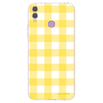 Picasee Honor 8X Hülle - Transparentes Silikon - Gride lemon