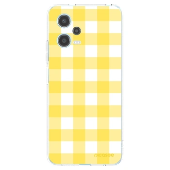 Picasee Xiaomi Redmi Note 12 5G Hülle - Transparentes Silikon - Gride lemon