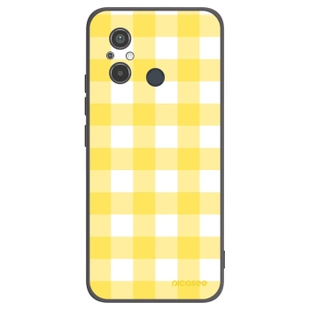 Picasee Xiaomi Redmi 12C Hülle - Schwarzes Silikon - Gride lemon