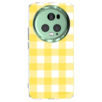 Picasee Honor Magic5 Pro Hülle - Transparentes Silikon - Gride lemon