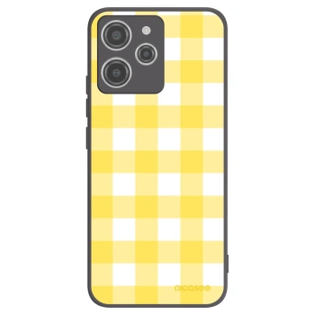 Picasee Xiaomi Redmi 12 4G Hülle - Schwarzes Silikon - Gride lemon