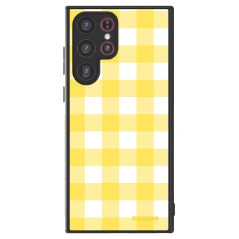 Picasee ULTIMATE CASE PowerShare für Samsung Galaxy S22 Ultra 5G - Gride lemon