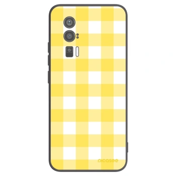 Picasee Xiaomi Poco F5 Pro 5G Hülle - Schwarzes Silikon - Gride lemon