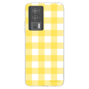 Picasee Xiaomi Poco F5 Pro 5G Hülle - Transparentes Silikon - Gride lemon