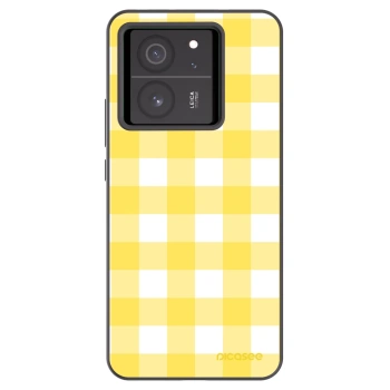 Picasee Xiaomi 13T Pro Hülle - Schwarzes Silikon - Gride lemon
